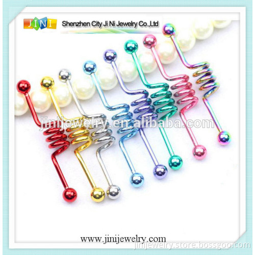 ear barbell piercing